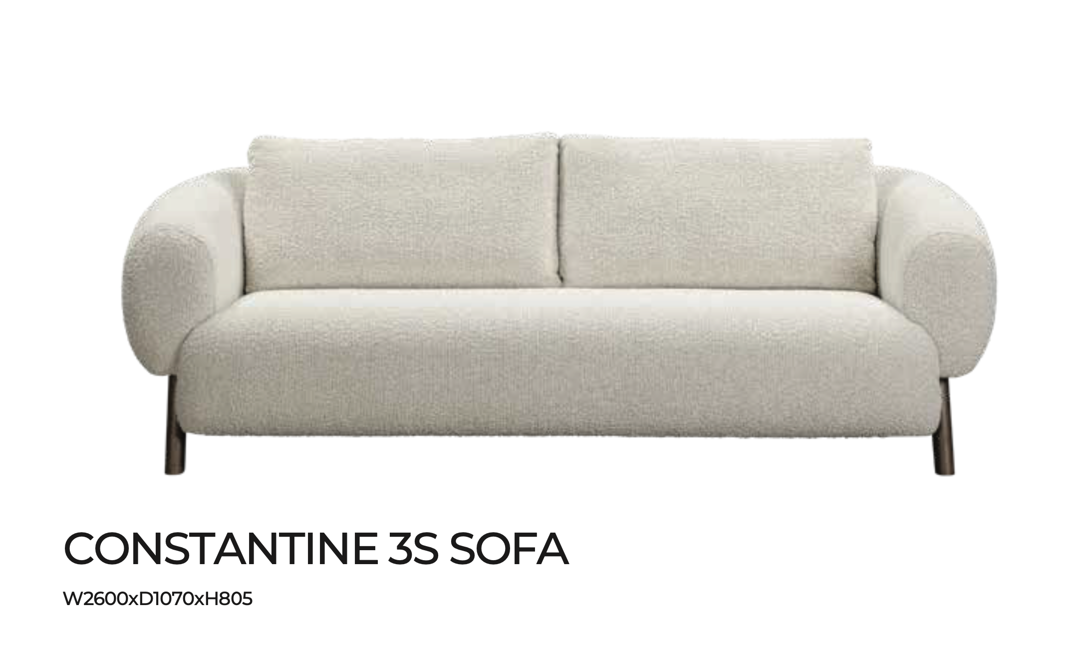 Constantine 3S Sofa